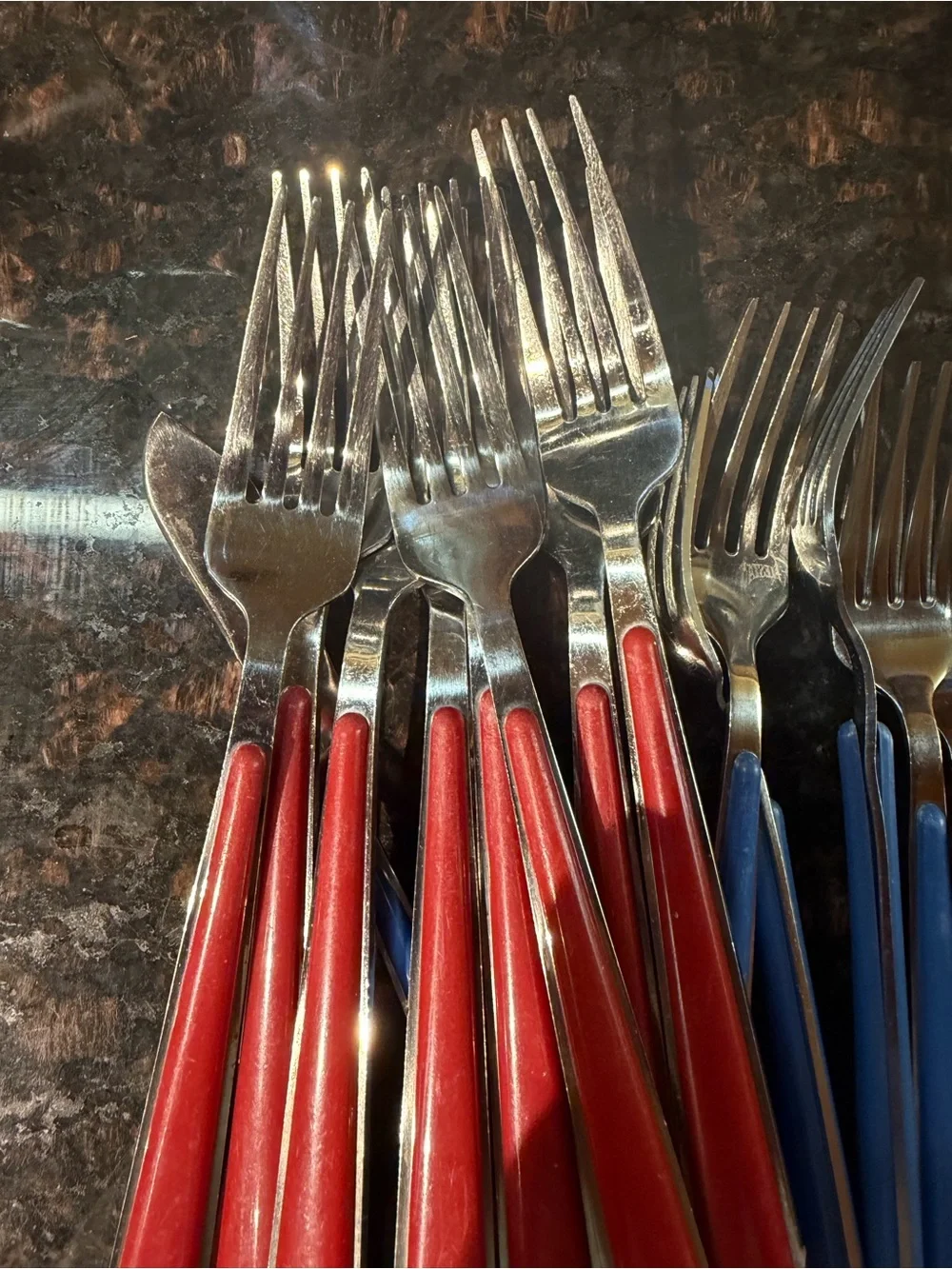 Fiestaware spoons lightweight vintage